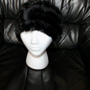Black head and ear warmer